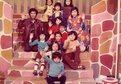 ７0年代於TVB兒童節目《跳飛機》。