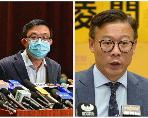 涂謹申(左)及張國鈞(右)。資料圖片