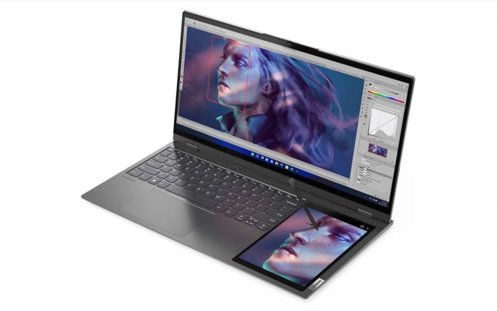ThinkBook Plus Gen 3主熒幕達17.3吋，另鍵盤設計8吋觸控副芒。