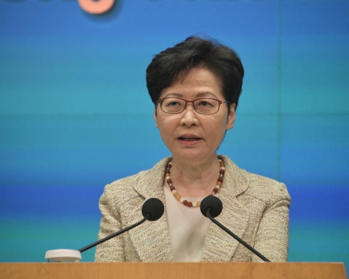 林鄭月娥說,資審委將密鑼緊鼓審核選委會候選人資格。