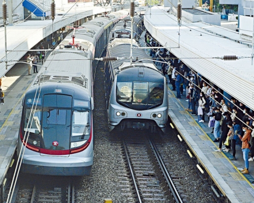 東鐵綫擬十年內完成更換道碴工程。資料圖片