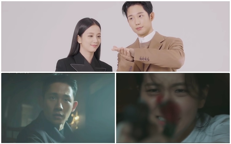 丁海寅坦言與JISOO初相遇已經心動,《雪降花》新預告兩人拔槍相向。