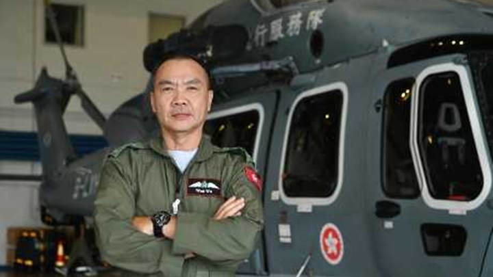 政府飛行服務隊總監胡偉雄確診。資料圖片