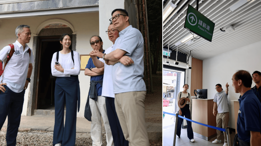 鄧炳強帶隊考察沙頭角 江旻憓隨團對「無感通關」有興趣︱Kelly Online