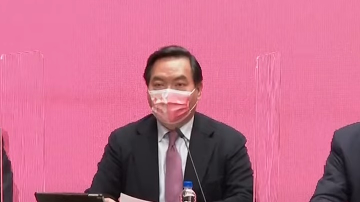 羅秉成宣布台灣將開放日本福島等5縣食品進口。網上影片截圖