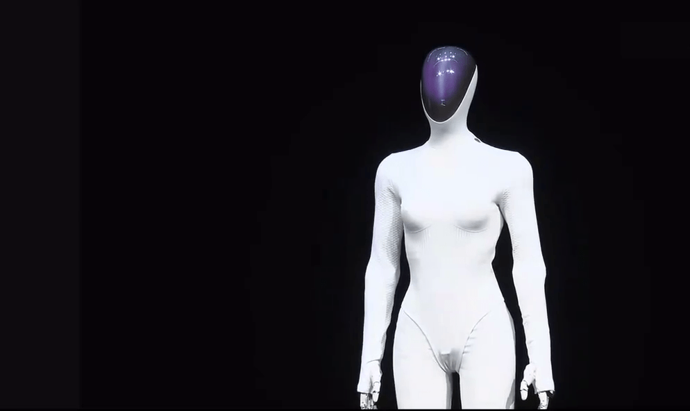 小鵬科技女機械人IRON亮相。 小鵬科技女機械人IRON亮相。