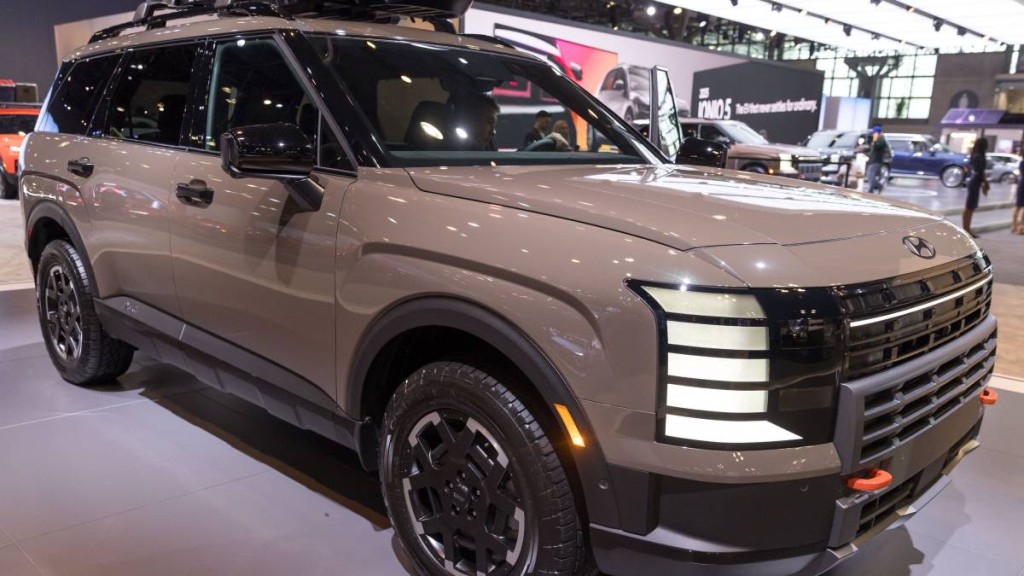 現代汽車旗下的新款Palisade休旅車出現致命安全隱患。（法新社）