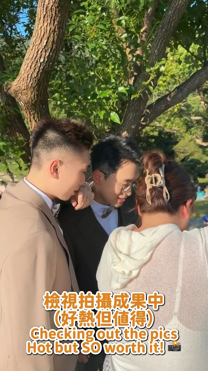 陳書君與未婚夫Steven。