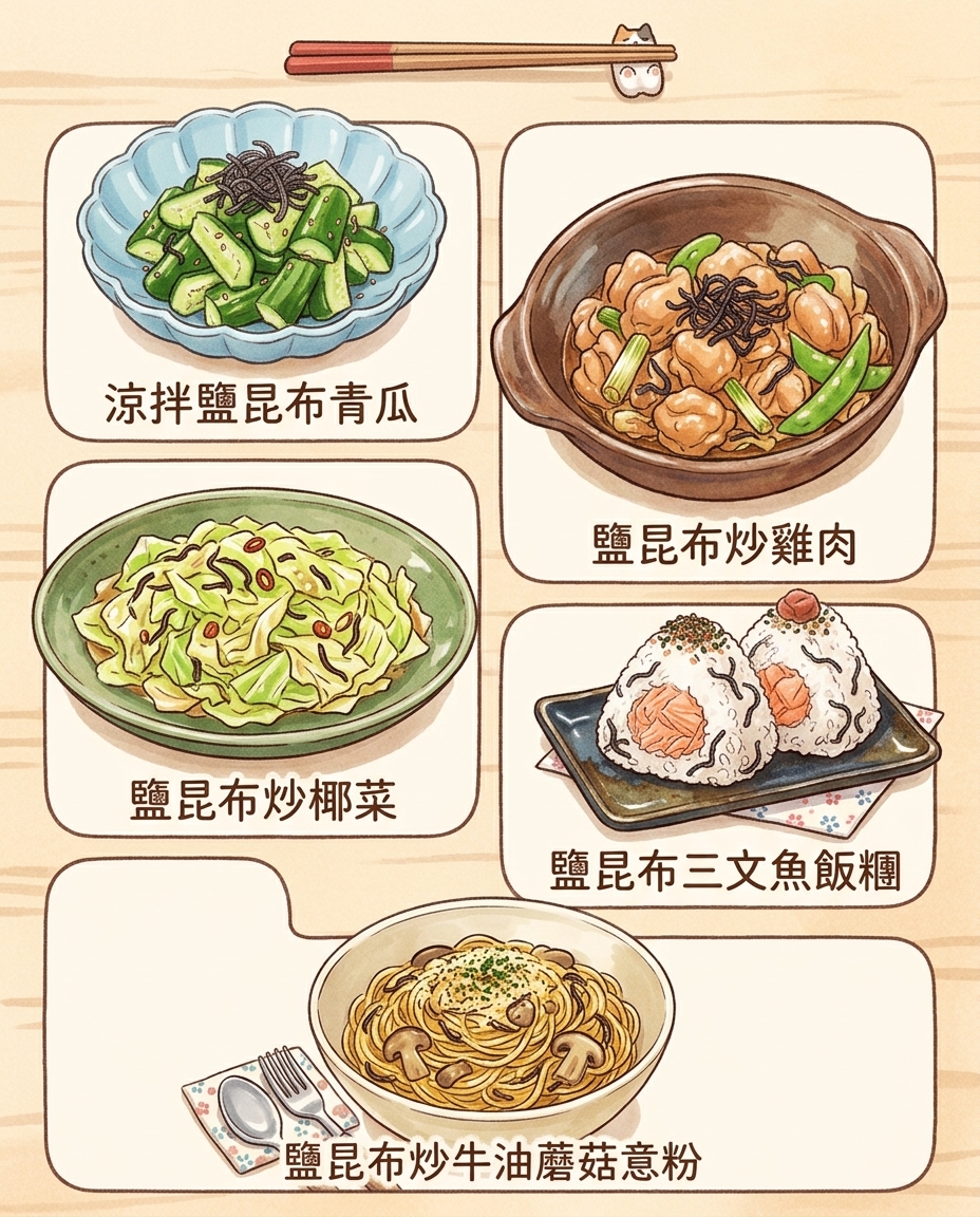 用盐昆布快手做5道家常菜 用盐昆布快手做5道家常菜