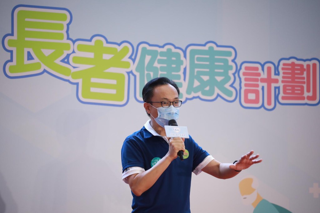 聶德權指長者的接種率僅三成。