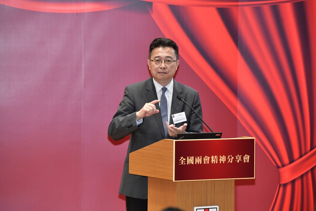 全國政協委員暨立法會議員劉智鵬教授BBS太平紳士提到「一國兩制」、「港人治港」、高度自治的方針能保持香港的長期繁榮穩定，讓香港更好融入國家發展大局。