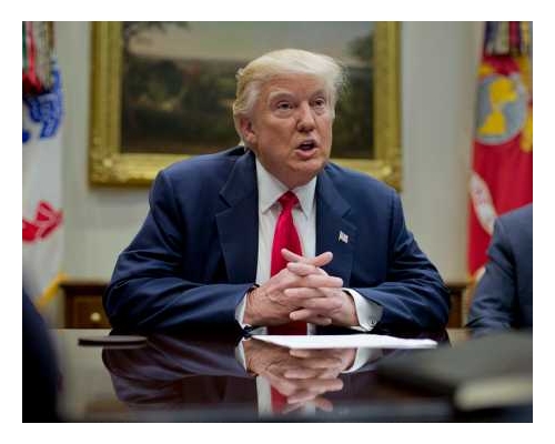 美國總統特朗普。AP