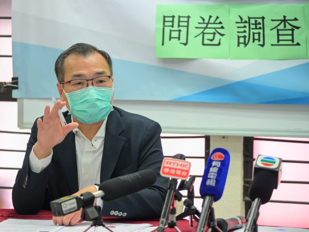 保險業總工會權益委員會副主任黃鎮健。