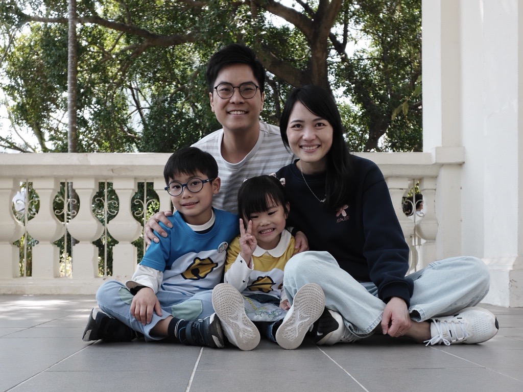 溫馨的四口之家(圖片來源:受訪者提供) 溫馨的四口之家(圖片來源:受訪者提供)