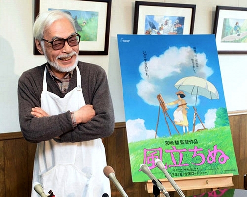 宫崎骏于2013年《风起了》上映后不久宣布退休。资料图片