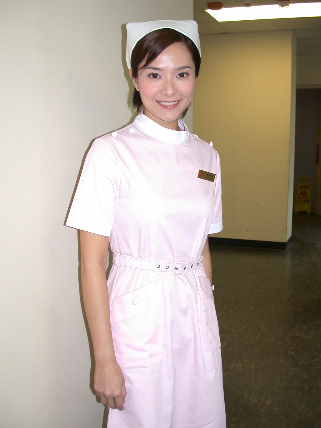 郭羨妮在《天涯俠醫》中穿上護士裝束。