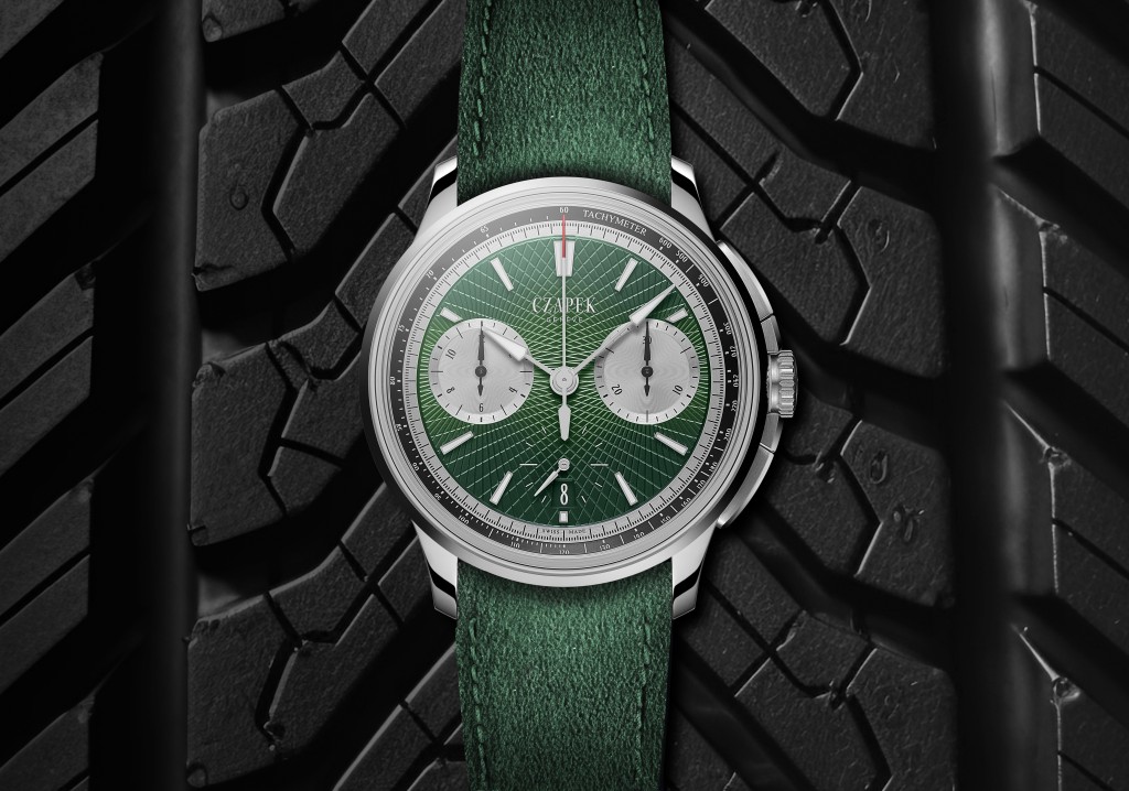 Czapek Faubourg de Cracovie 'Crossroads' Victory Green，表壳：41.5mm不锈钢/ 机芯：SXH3自动/ 限量：18枚/ 售价：$326,000。