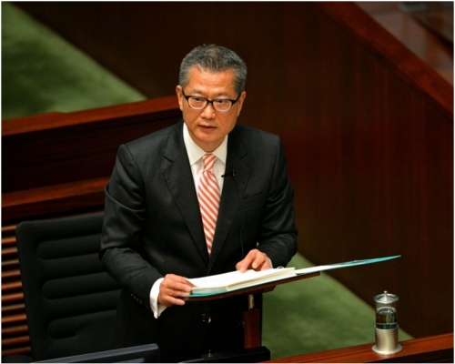 陳茂波發言時重申計劃需時落實執行細節。