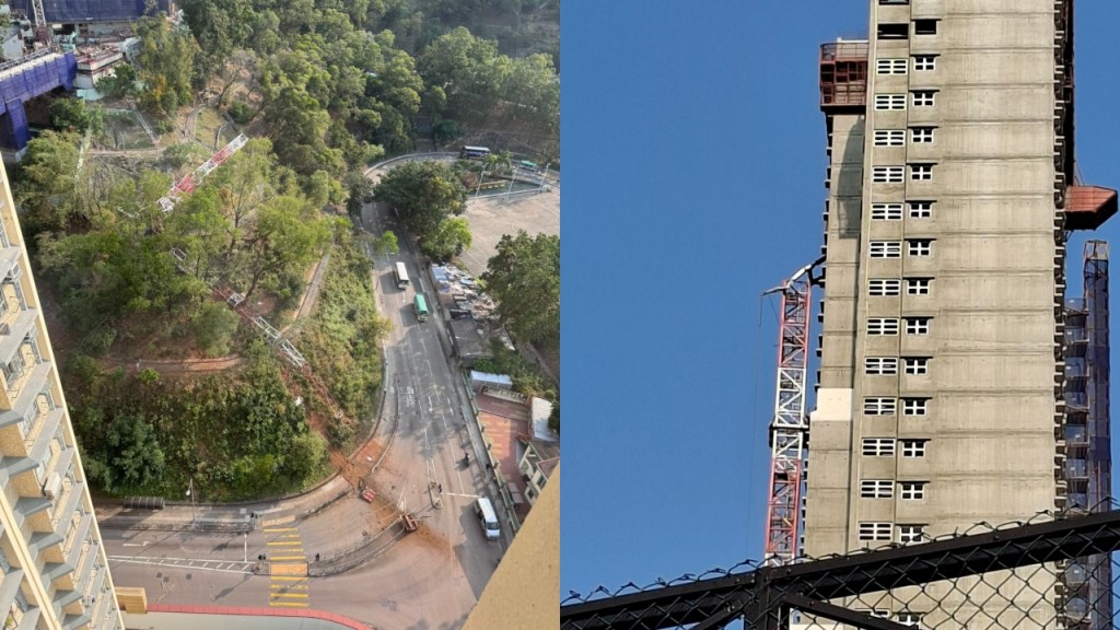 葵涌地盤有天秤倒塌 消防趕至救援