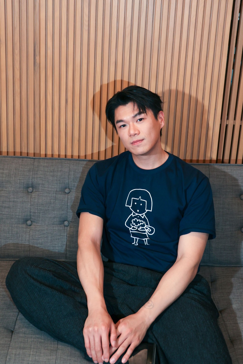 柯炜林精神奕奕宣传《大蒙》。