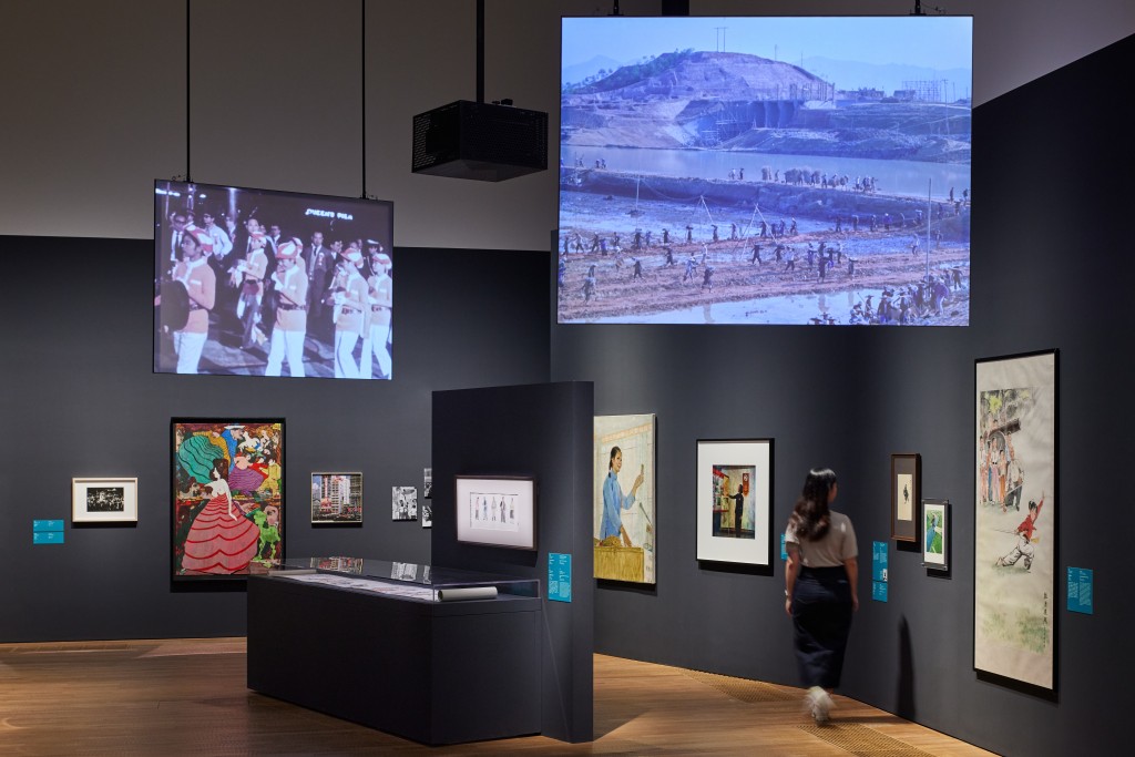 「廣東摩登:藝術與視覺文化,1900 至1970年代」展覽現場,2025年。 (圖:由M+提供/梁譽聰攝) 「廣東摩登:藝術與視覺文化,1900 至1970年代」展覽現場,2025年。 (圖:由M+提供/梁譽聰攝)