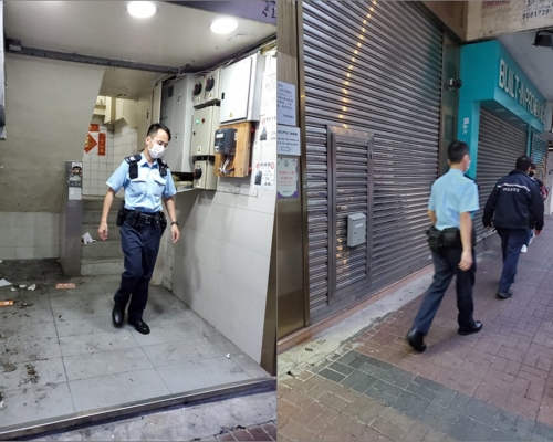 警方到場調查。