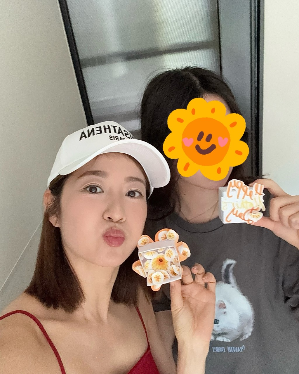 陳自瑤晒女兒自製的母親節禮物。 陳自瑤晒女兒自製的母親節禮物。