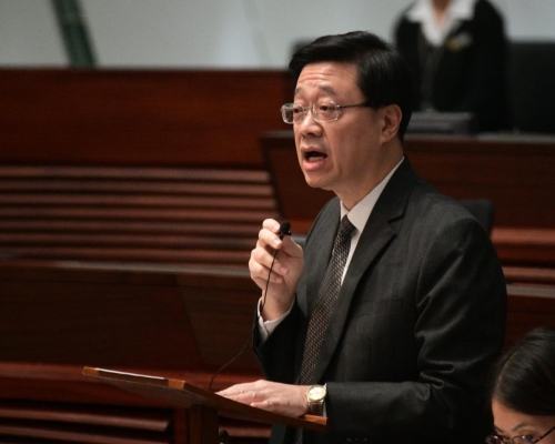 李家超質疑有關被捕人士聲稱在新屋嶺被性侵指控未必確實。