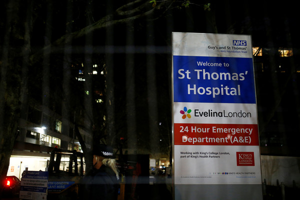 聖托馬斯醫院遭網攻波及。網上圖片