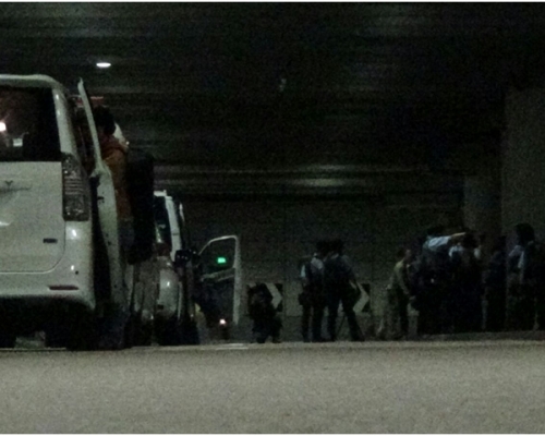 演習模擬警方接獲情報,指車站將發生襲擊事件。