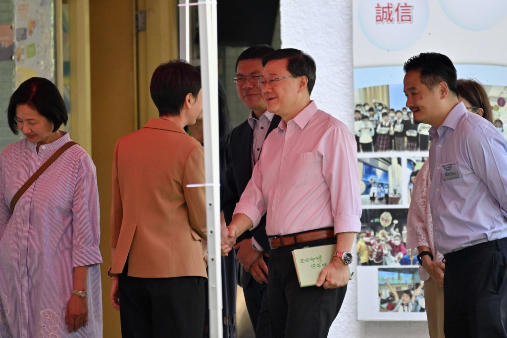 特首李家超。 特首李家超。