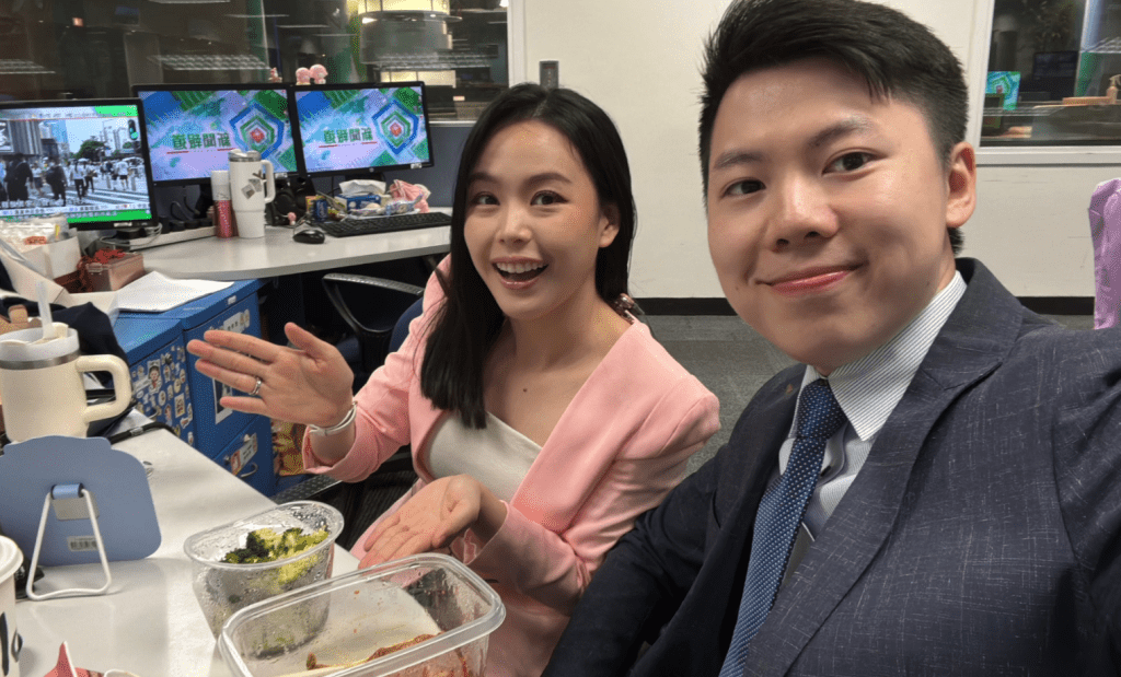 林婷婷和李天耀一對新婚夫婦有夫妻相。