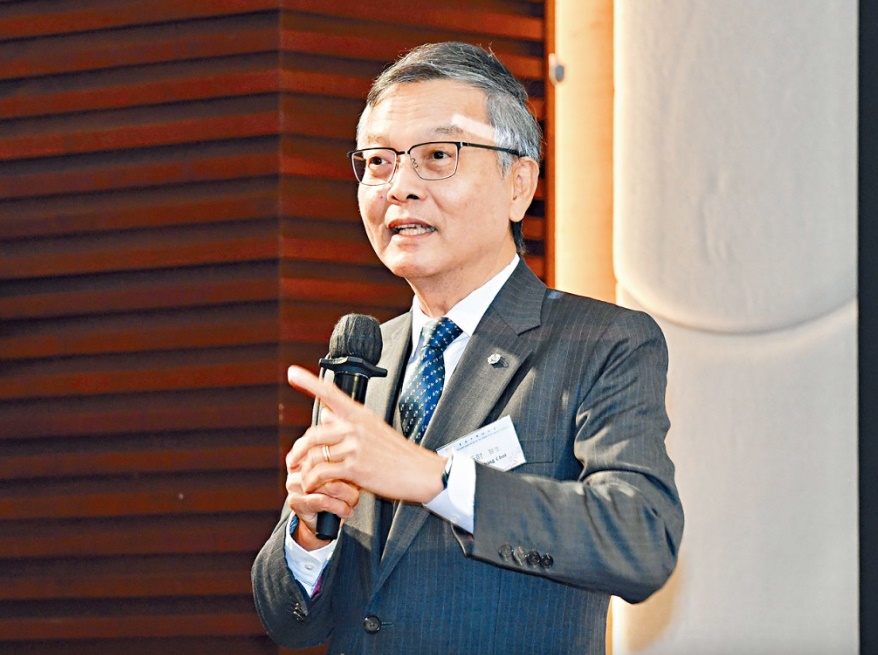 行政會議成員、精神健康諮詢委員會主席林正財。資料圖片 行政會議成員、精神健康諮詢委員會主席林正財。資料圖片