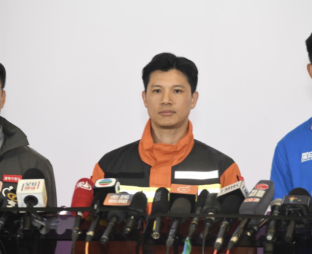 特區救援隊指揮官趙汝珏。何君健攝 特區救援隊指揮官趙汝珏。何君健攝