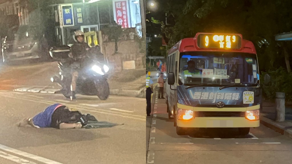 西貢公路小巴車禍 途人捱撞昏迷送院