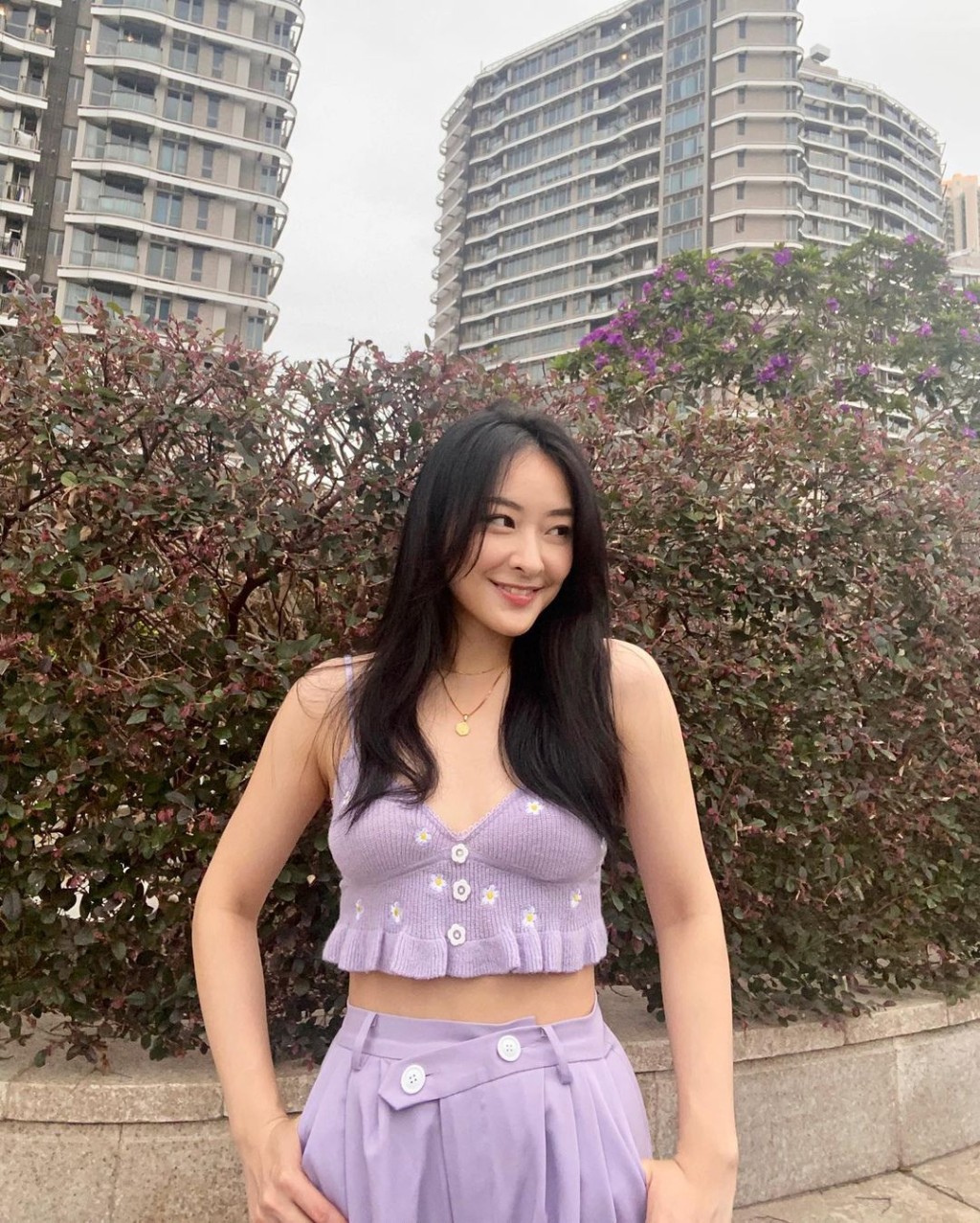 陳瀅透露當時隔離完即開工，身形有少少漲。