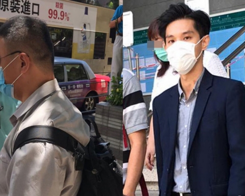 被告黃明偉(左);事主李文瀚(右)。 資料圖片