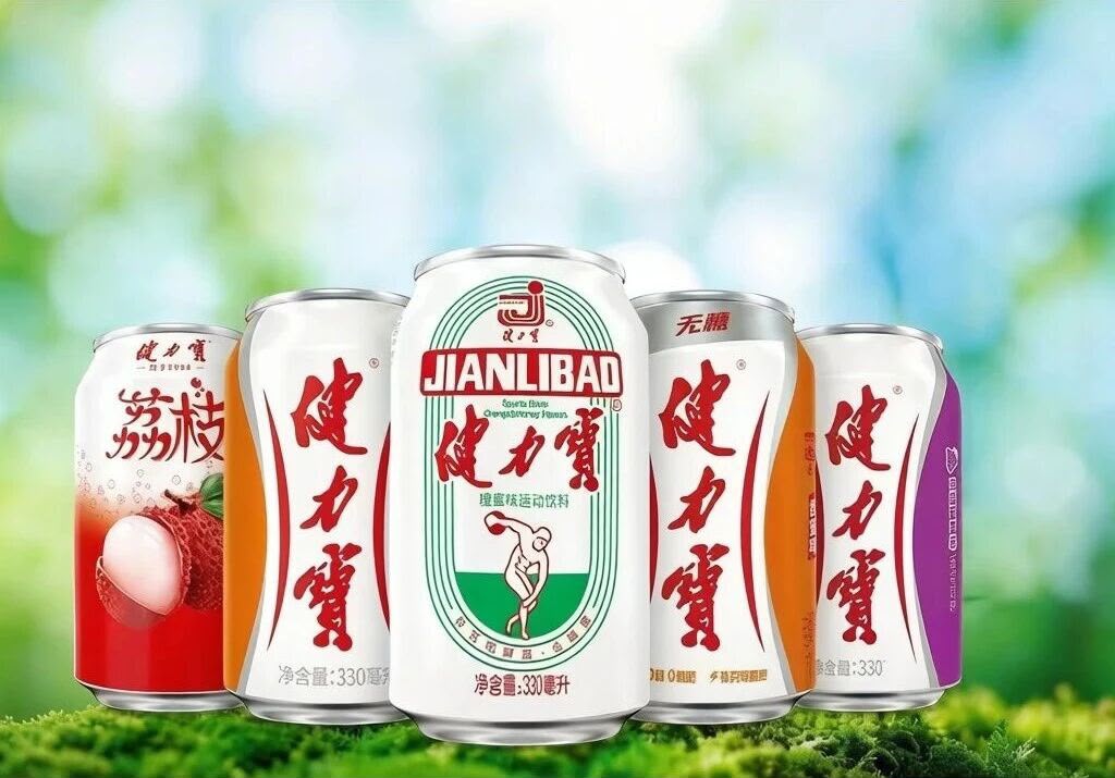 創立於1984年的運動含氣電解質飲料品健力寶。 創立於1984年的運動含氣電解質飲料品健力寶。