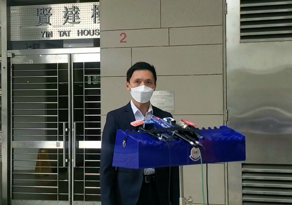 東九龍總區重案組第三隊總督察莫子威講解案情。