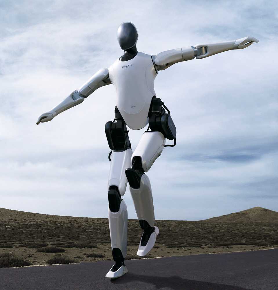小米花了多年研發的人形仿生機械人CyberOne壓軸登場。