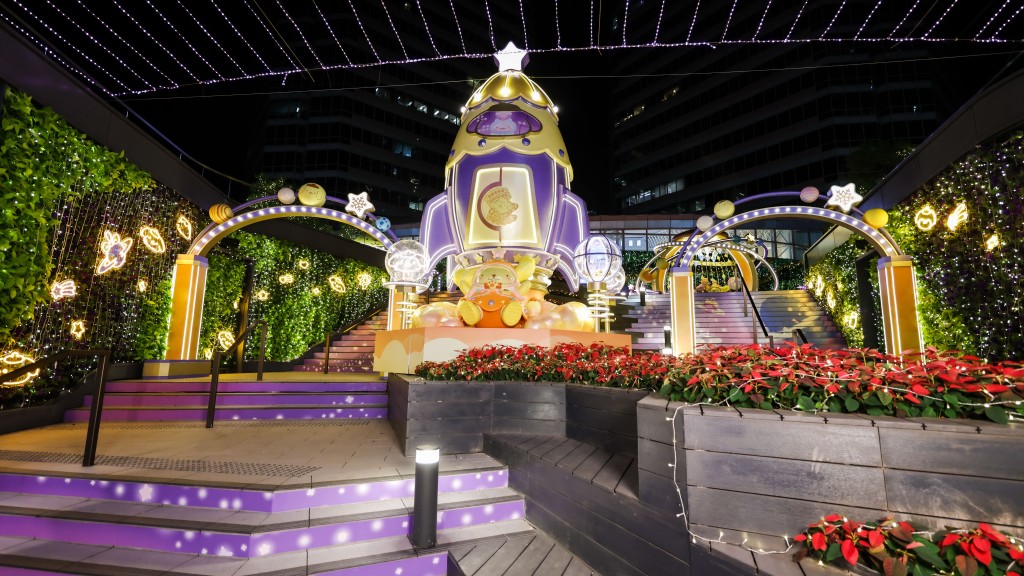 布甸狗就带大家坐火箭勇闯太空秘境开party！（图片来源：新都会广场）