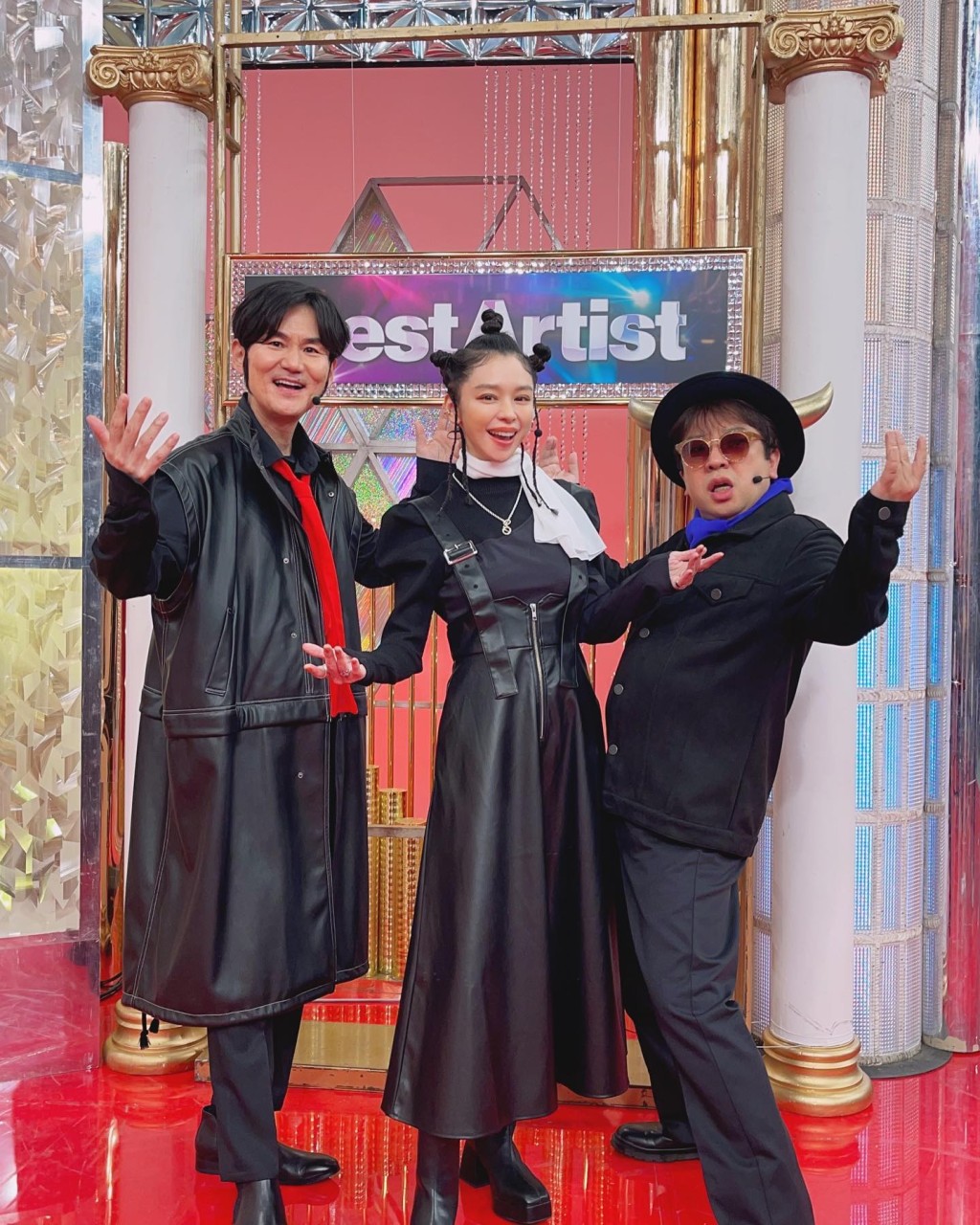 「黑色餅乾」去年12月在日本節目，相隔20年合體，徐若瑄的凍齡功力令日本觀眾驚歎。