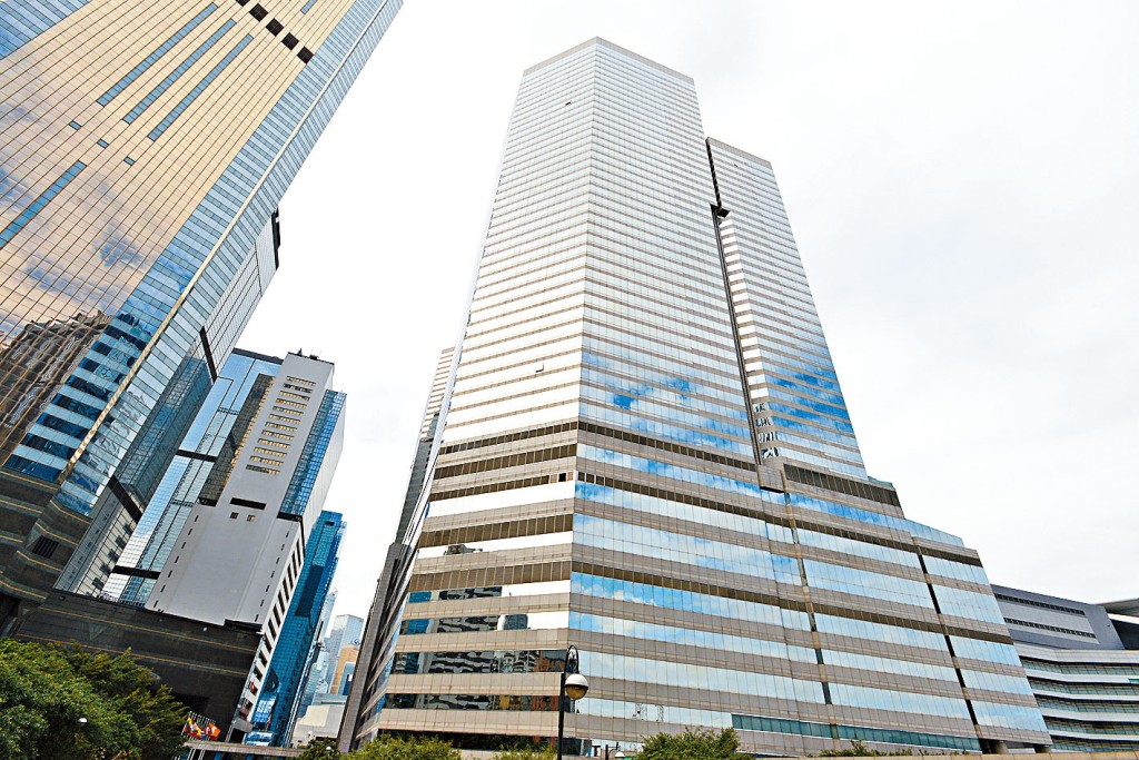 灣仔會展辦公大樓高層單位,以2億元易手。