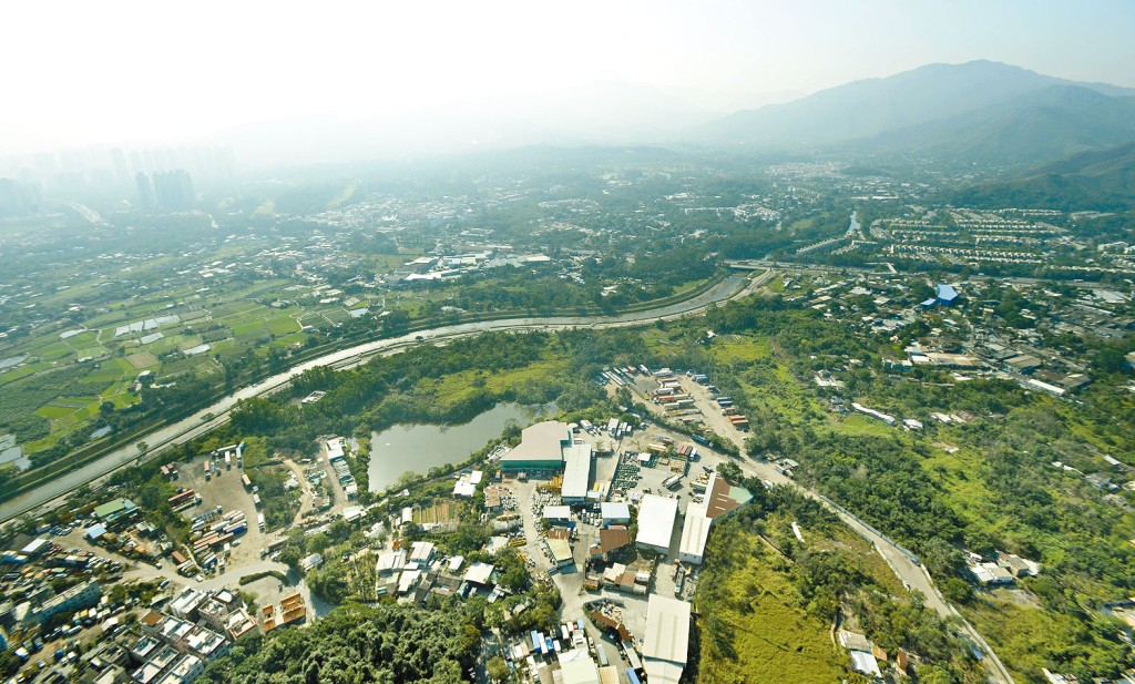 ■古洞北內的十七幅公私營住宅用地,料日後提供三萬三千五百一十伙公私營房屋單位。