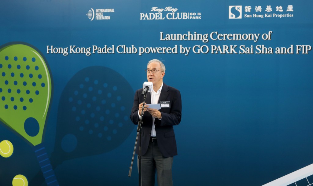 中國香港體育協會暨奧委會義務副秘書長莫君逸讚揚西沙GO PARK體現「全民運動」精神與香港體壇多元發展。