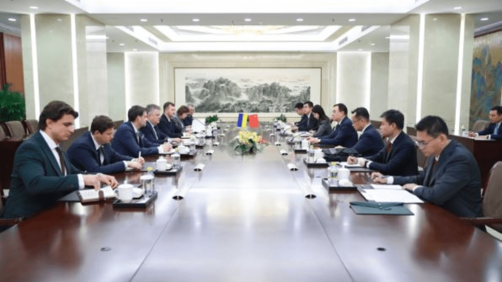 中烏舉行外交部政治磋商會議。中國外交部官網