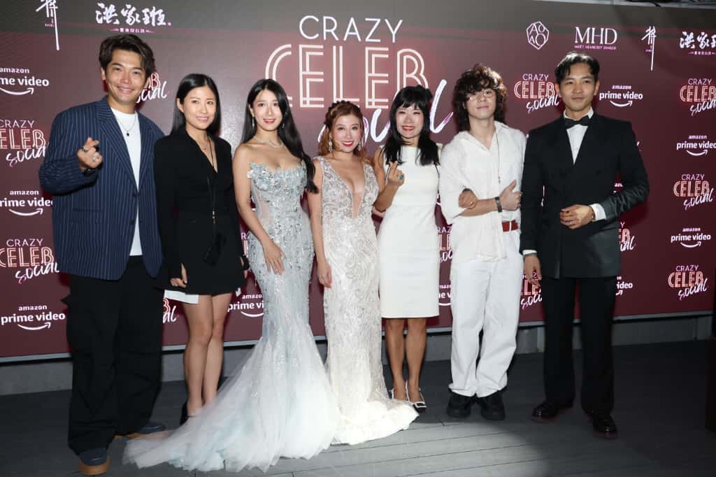 左起︰黃建東、周家蔚、蔡頌思、劉晨芝、七仙羽、曾比特、黃家俊。