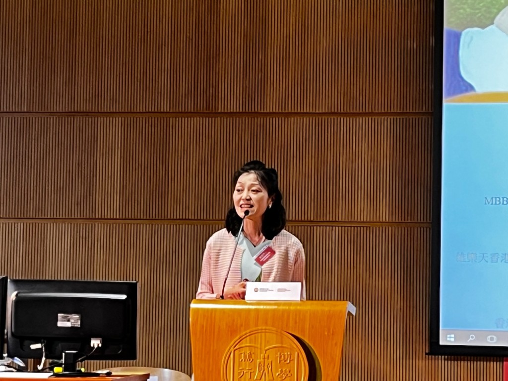 香港情绪健康学会创会会长林美玲。李健威摄