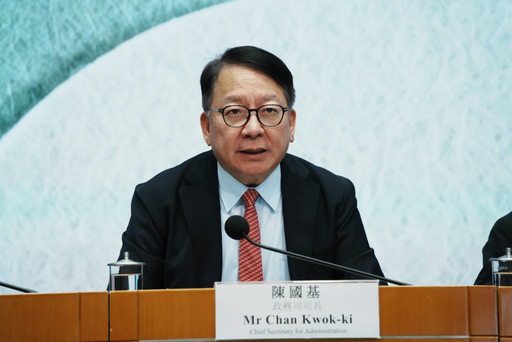 政務司司長陳國基。 政務司司長陳國基。