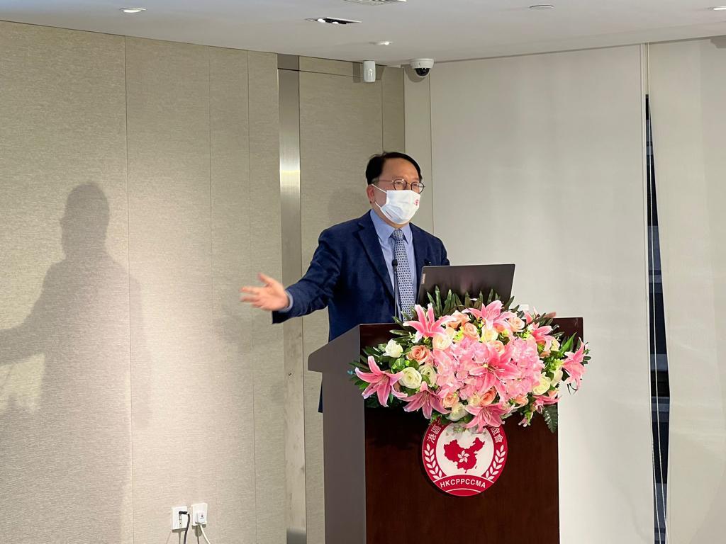 陳國基表示,盼未來3年吸引逾10萬名高端人才來港。